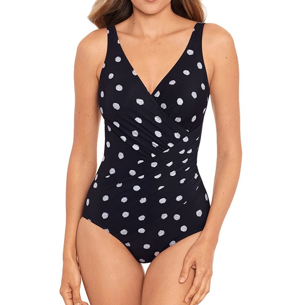 Miraclesuit Women's Swimwear Pizzelles Oceanus Soft Cup Tummy Control One Piece - Picture 2 of 6